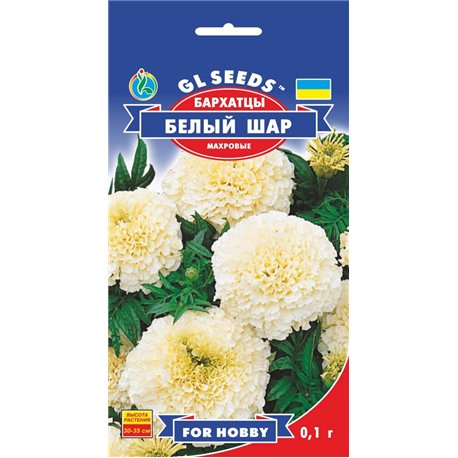 Семена бархатцев Белый шар