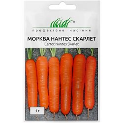 Насіння моркви Нантес Скарлет