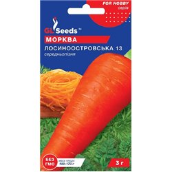 Насіння моркви Лосиноостровська GL Seeds 3 гр.