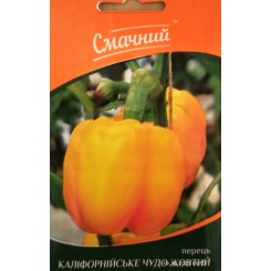 Семена перца сладкого Калифорнийское чудо желтый См
