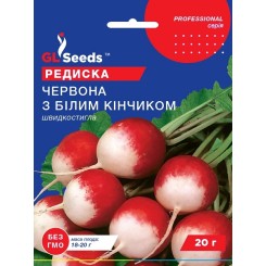 Семена редиса красная с белым кончиком пакет-гигант 20 гр.